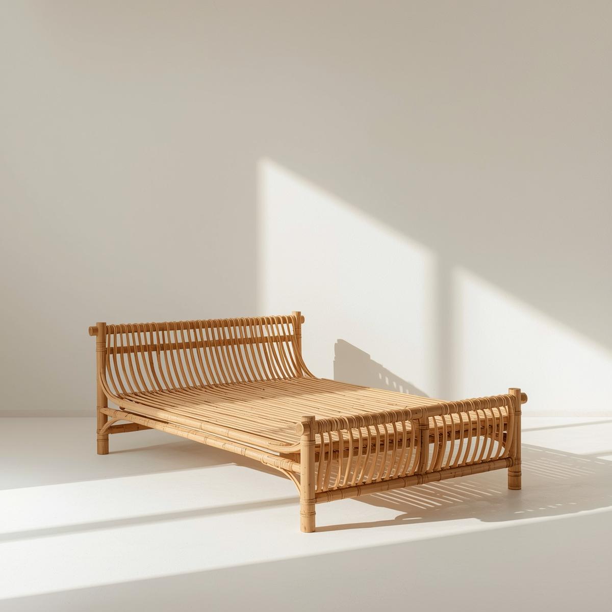 Tempat Tidur Bambu Single