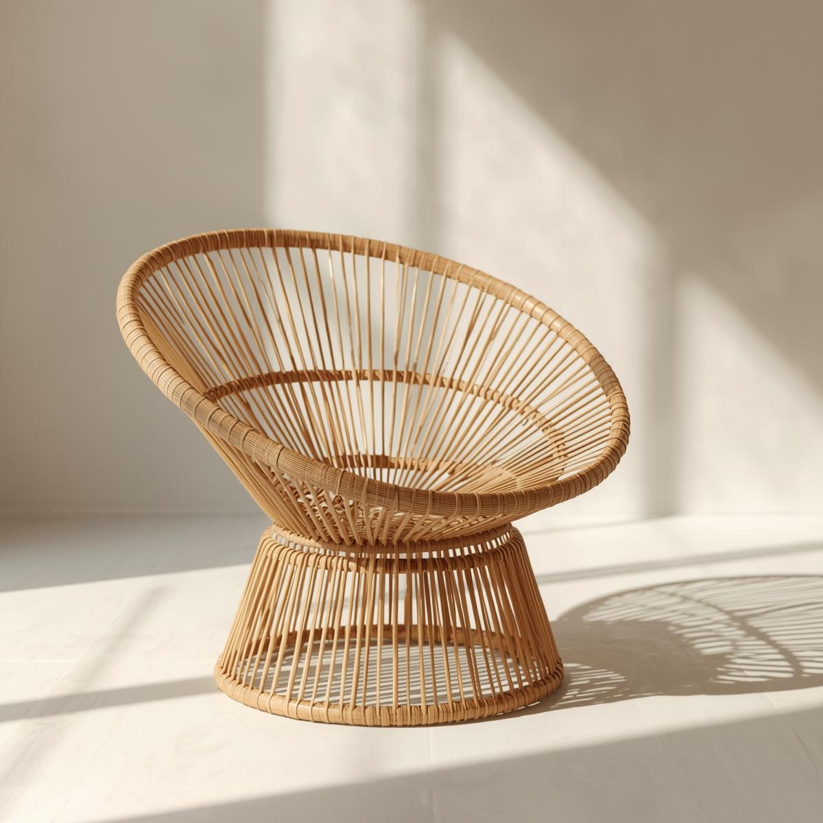 Kursi Santai Bambu Rotan